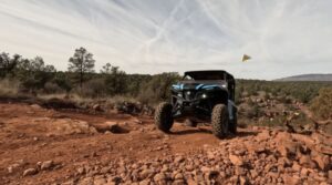 Red Rock OHV Trail Riding - Vortex ATV Rental 4-seater UTV Off-Roading on Red Rock Terrain of Sedona Arizona