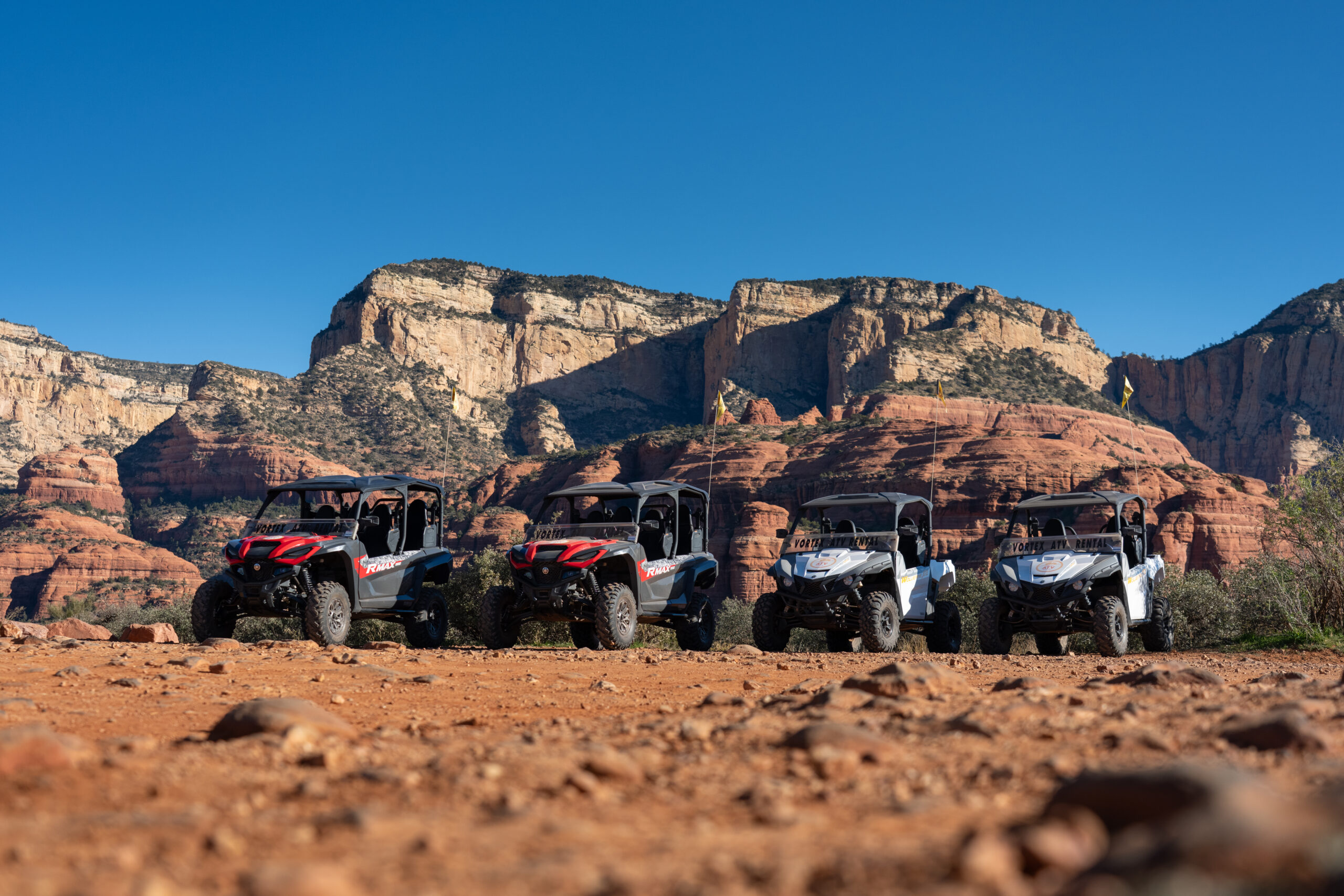 Off Roading through the red rocks of Northern Arizona